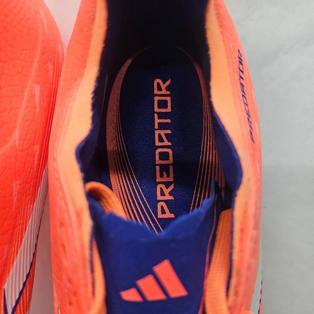 Adidas Predator League FG/MG Soccer Cleats‎ JI1115 Orange Blue Men's Size 10.5